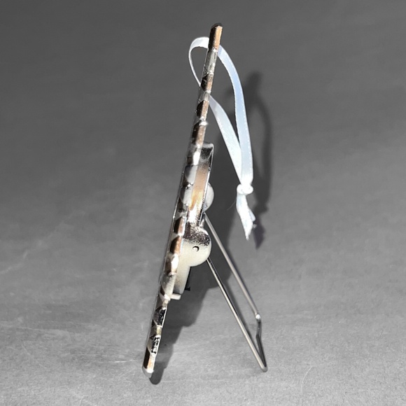 Set of 2 Snowflake Photo Ornaments - Picture 3 of 4